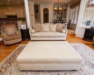 Lot #14 — Oversized Cloth Ottoman