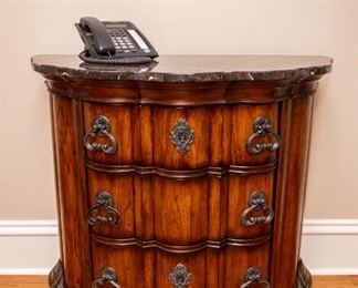 Same as Lot #111 Pulaski Furniture — Pair of  (2) Night Stand Chests with Three (3) Drawers — 39.5" Wide x 20.5" Deep x  36.5" Tall