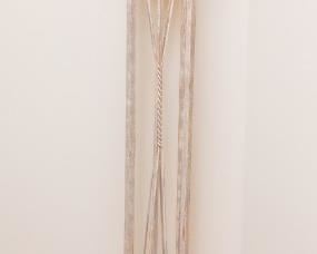 Lot #54 — Tall White Lamp — 20” x 20” x 73” Tall