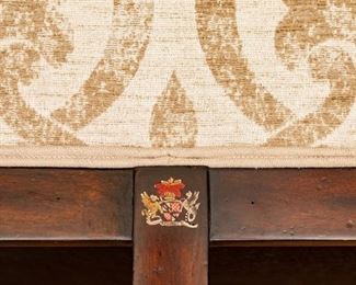 Same as Lot #20 — Theodore Alexander Undulating Sofa Settee Althorp Living History Collection
* Width:&nbsp;65 1/2"
* Height:&nbsp;37 1/2"
* Depth:&nbsp;32"