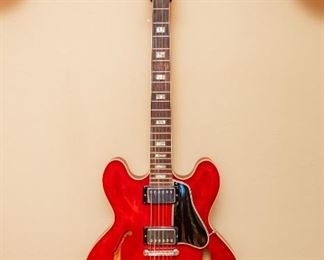 Lot #G5 — 1966 Gibson Vintage ES335 Cherry Wide Nut —&nbsp;PRICES LISTED UNDER THE DESCRIPTION SECTION (Click "View More" to expand)

