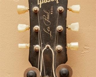 Headstock of Lot #6G — 1955 Gibson Les Paul Goldtop Ser #56897—&nbsp;PRICES LISTED UNDER THE DESCRIPTION SECTION (Click "View More" to expand)
