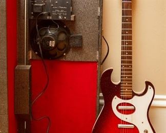 Lot #G12 — Silvertone 1457 Guitar and Working Amp—&nbsp;PRICES LISTED UNDER THE DESCRIPTION SECTION (Click "View More" to expand)
