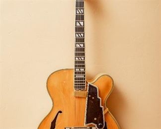Lot #G16 — Triggs Archtop Guitar “Bare Naked Lady” — Case marked #220 from Steve Miller personal collection — Made for and played by Steve Miller — 1 of 1 Gutiars ever made.  —&nbsp;PRICES LISTED UNDER THE DESCRIPTION SECTION (Click "View More" to expand)