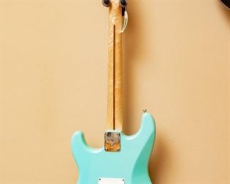 Back of Lot #G20 — 1997 Fender Custom Shop 58 re-issue Stratocaster Daphne Blue #12 of 15 only. “Closet find” never been played- brand new —&nbsp;PRICES LISTED UNDER THE DESCRIPTION SECTION (Click "View More" to expand)