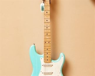Lot #G20 — 1997 Fender Custom Shop 58 re-issue Stratocaster Daphne Blue #12 of 15 only. “Closet find” never been played- brand new —&nbsp;PRICES LISTED UNDER THE DESCRIPTION SECTION (Click "View More" to expand)