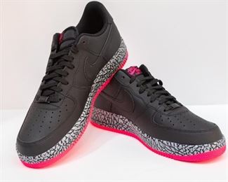 Nike Air Force 1 Black Hyper / Pink (Size 11.5) $160 (No further discounts) — MORE SHOES NOT PICTURES ARE AT THIS SALE