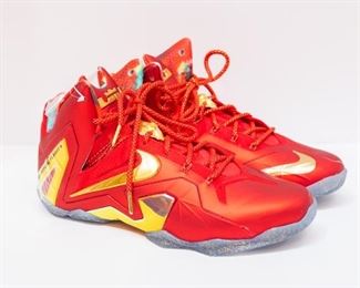 Nike Lebron XI Elite SE University Red / Metalic Gold (Size 11.5) $425 (No further discounts) — MORE SHOES NOT PICTURES ARE AT THIS SALE