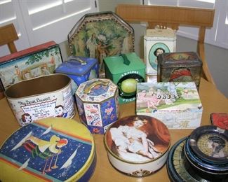 Nice Assortment of Tins to choose from.