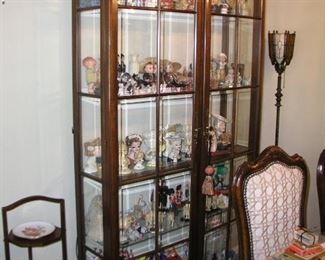 Item 117:
Large Walnut China Cabinet - 5 Shelves - Beveled Glass - Magnificent! - 42" wide x 12" deep x 85" tall
Asking Price $595.00

