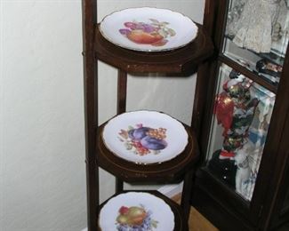 Item 118:
Vintage 3-tier Serving Piece - Holds 3 Plates - 34" tall overall - Comes with 3 Plates - Schumann Arzberg, Germany
Asking Price $38.00
