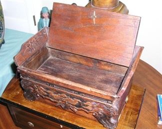 Item 120:
Antique Elm or Cypress Jewelry Box - Tian Province - China - Circa 1880-1890
Asking Price $85.00
