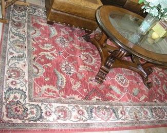 Dozens of quality rugs and carpets throughout the house to choose from.