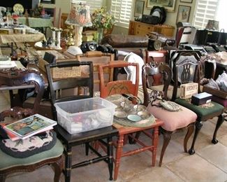 Lots and lots of chairs to choose from!