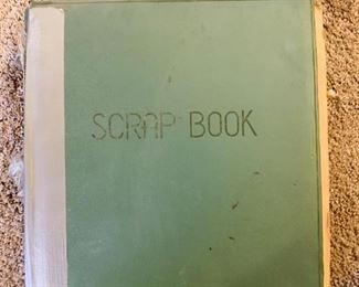 Vintage Scrapbook with Greeting Cards