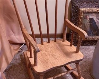 Wooden Child's Rocking Chair / Rocker