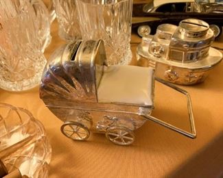 Vintage Baby Carriage Bank