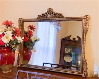 Ornate Gilt Framed Wall Mirror