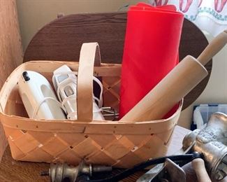 Hand Mixers, Rolling Pin