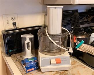 Toaster, Food Processor