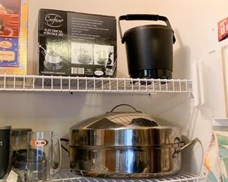 Roasting Pan, Deep Fryer, Fondue Set