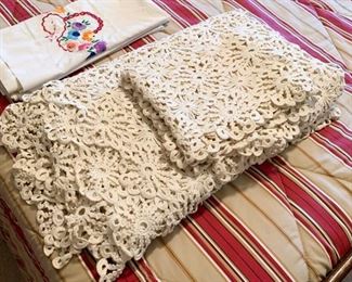 Crochet Tablecloth & Runner