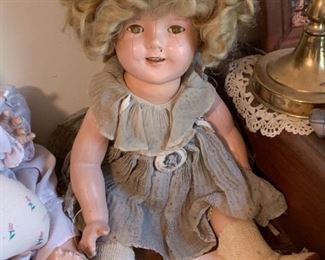 Antique / Vintage Composition Shirley Temple Doll