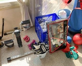 Golf Accessories, Weights, Work-Out Gear