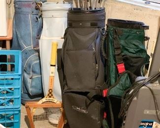 Golf Clubs & Golf Bags, Tennis Rackets