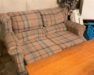 Plaid Loveseat (there is also a matching 3-seat sofa)