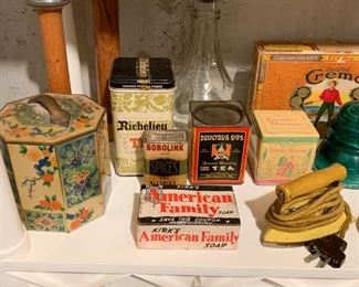 Vintage Tins, Small Iron