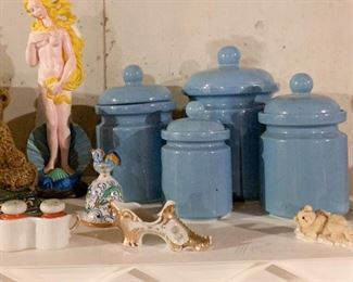 Kitchen Canisters, Vintage Figurines & Home Decor