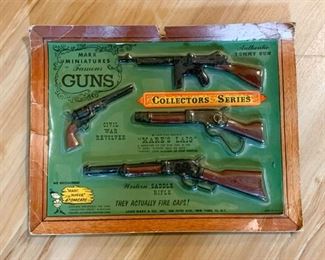 Marx Miniatures - Famous Guns, Collectors Series (still in original package)