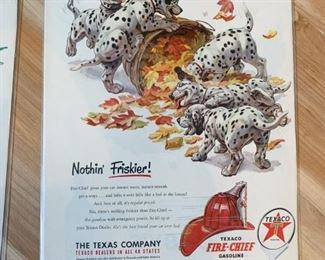 Vintage Texaco Advertisement / Ad