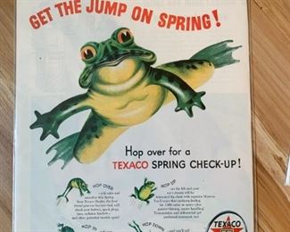 Vintage Texaco Advertisement / Ad