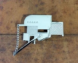 Vintage Richard Meier for Acme Studios sterling silver brooch. Size 1 1/2" w x 1 3/8" h. Signed MEIER for Acme Studios, stamped STERLING. $200