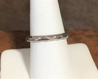 Michael Dawkins sterling silver ring, size 7 1/4. Signed MICHAEL DAWKINS, stamped 925 THAILAND. $60