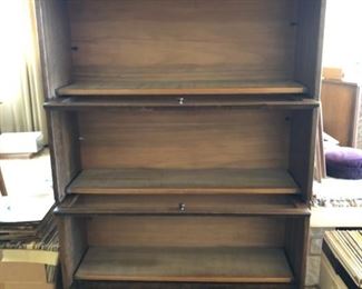 Lundstrom 3 Section Barrister/Lawyers Bookcase