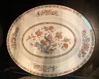 Wedgewood Kutani Crane serving platter