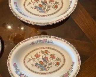 Wedgewood Kutani Crane serving bowls