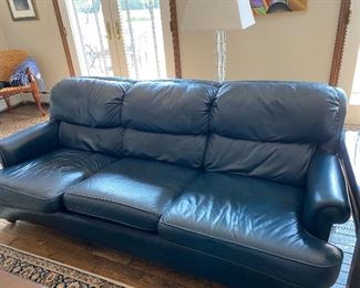 Blue Leather couch