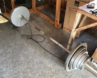 Barbell and weights