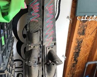 Vintage water skis