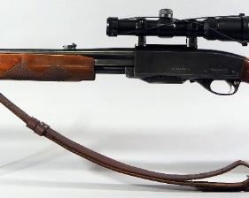 Remington Gamemaster 760 .22 Pump Action Rifle SN# 306793, Rare In .222 REM Only Mfg 1958-1960, With Barska Scope And Leather Sling