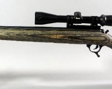 Thompson/Center Arms .45 Cal Black Powder Rifle SN# 18784, With Burris 3x-9x Fullfield II Scope, Original Composite Stock Included, In Box