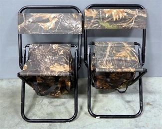 Woodland Camo Folding Seats Qty 4