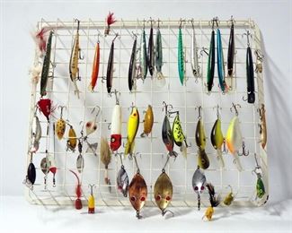 Assortment Of Fishing Lures, Various Styles, Approx Qty 40