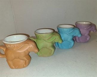 Frankoma Domocratic Donkey 1080 1981 1982 and 1983