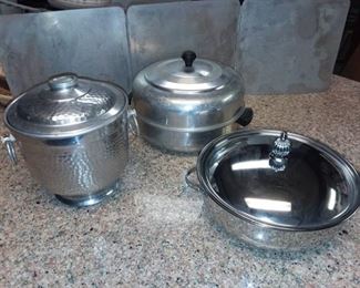 Ice Bucket with Covered Dishes