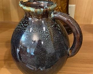 11" pottery pitcher